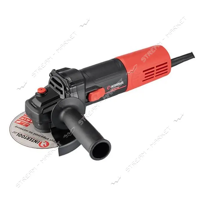 Шлифмашина угловая Intertool WT-0234 1100Вт диаметр круга 125мм 3000-11000об/мин плавный пуск