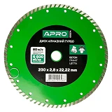 Круг по бетону Apro 830074 Турбо 230х2.4мм 16-18%                                                   