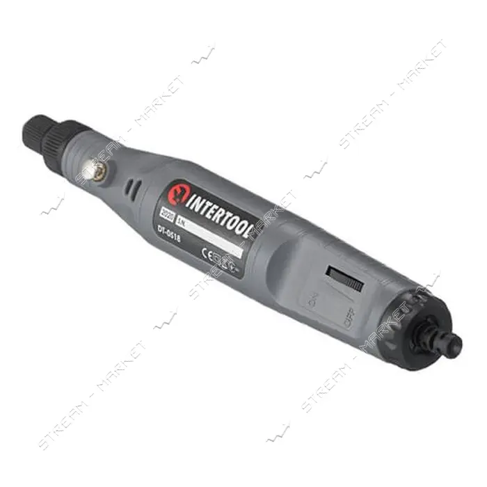 Шлифмашина прямая гравер Intertool DT-0518 18В 0-18000об/мин                                        