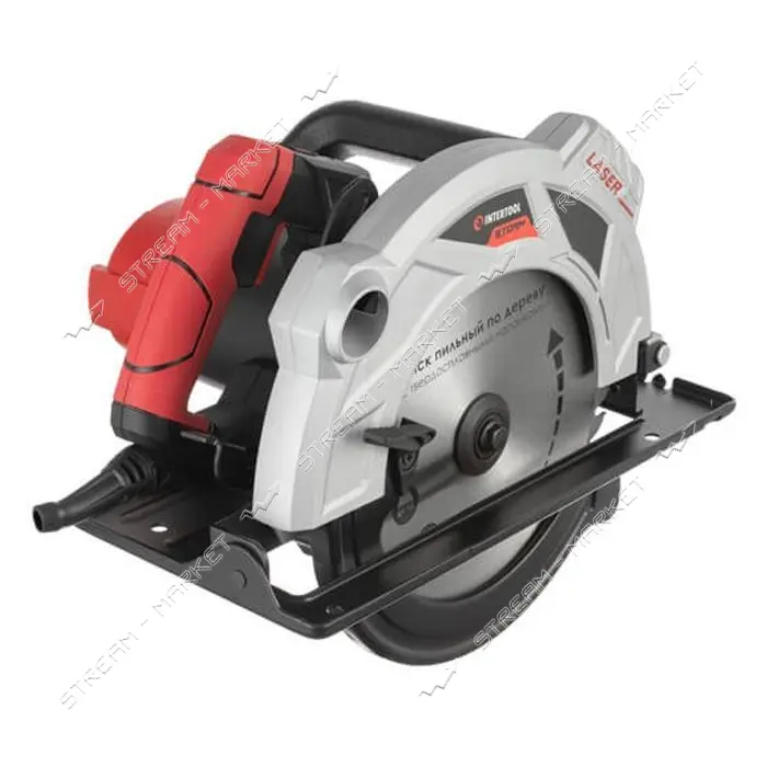 Пила дисковая Intertool WT-0623 5000об/мин угол 90-45 глубина распила 85-56мм диск 235х30мм         
