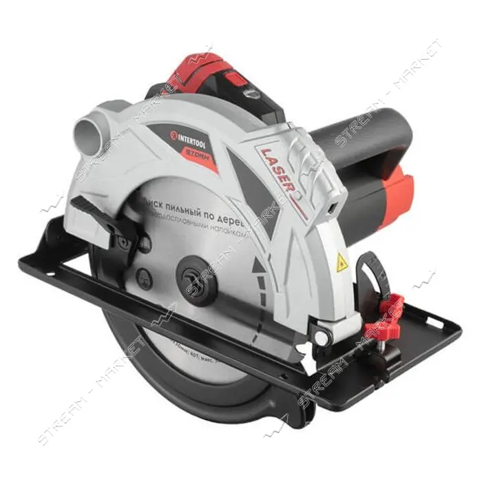 Пила дисковая Intertool WT-0623 5000об/мин угол 90-45 глубина распила 85-56мм диск 235х30мм         