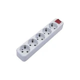 Колодка 5-я DE-PA 51100 с заземлением и выключателем Турция