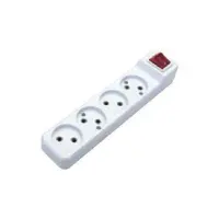 Колодка 4-я DE-PA 41000 с выключателем                                                              