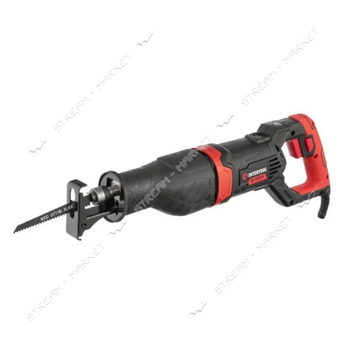 Пила сабельная Intertool WT-0401 1050Вт 0-2500об/мин ход пилки 28мм глубина пропила 150мм кейс      