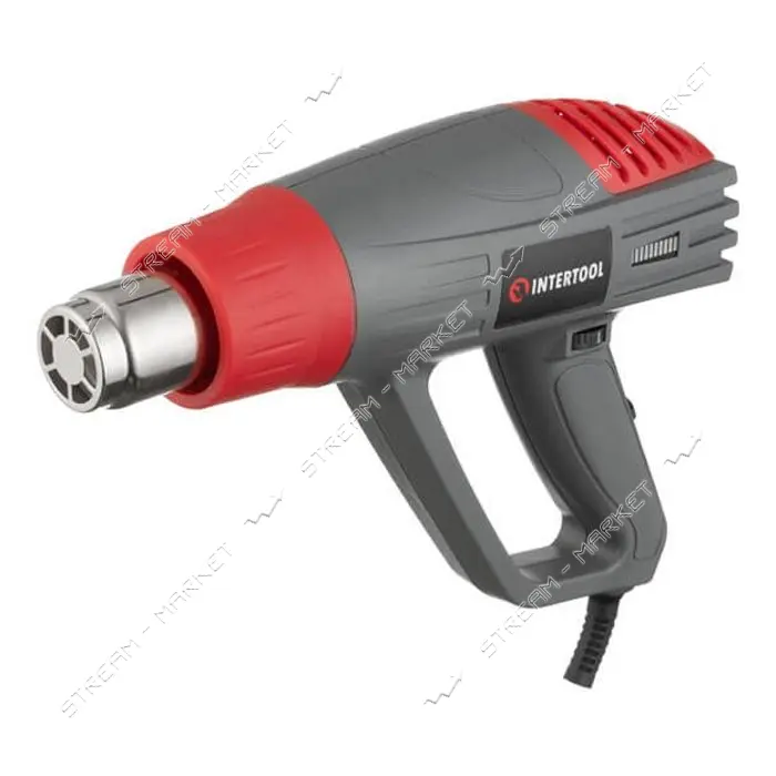 Фен технічний Intertool DT-2420 2000Вт 3 режими 60-600C 300-500л/хв                                 