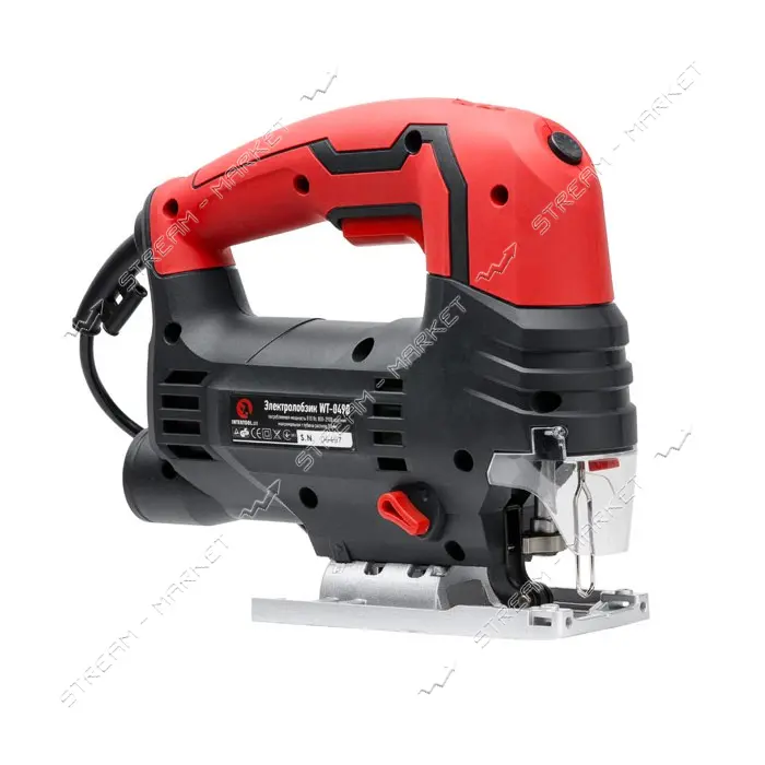 Электролобзик Intertool WT-0490 810 Вт бесключевой патрон алюминиевая платформа led-подсветка       
