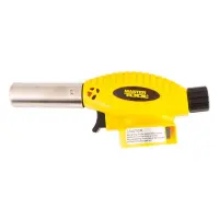 Горелка для газового баллона Mastertool 44-5040 с пьезоподжигом Метеор керамическая защита 1300C