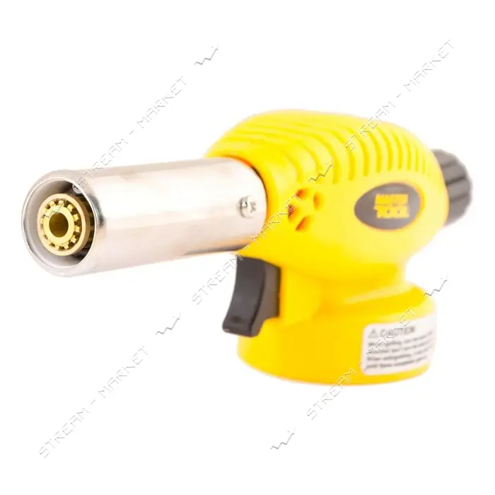 Горелка для газового баллона Mastertool 44-5040 с пьезоподжигом Метеор керамическая защита 1300C    