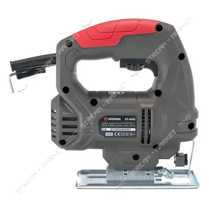 Электролобзик Intertool DT-0446 500Вт 0-3000ход/мин глубина распила 55мм                            