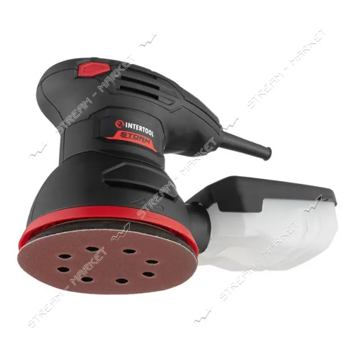 Шлифмашина эксцентриковая Intertool WT-0541 300Вт 5000-12000об/мин 125мм                            