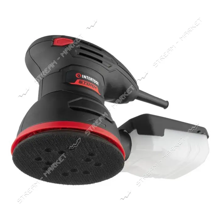 Шлифмашина эксцентриковая Intertool WT-0541 300Вт 5000-12000об/мин 125мм                            