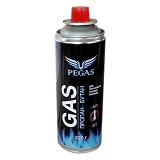 Газовый баллон PEGAS для походной печки цанговое соединение всесезонный 220г Украина                