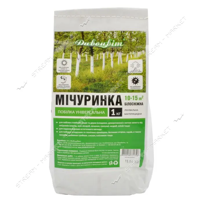 Побелка садовая Мичуринка 1кг белая                                                                 
