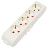 Колодка 4-я Viko 4400 Multi-let с заземлением белая
