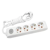 Удлинитель Viko 8403 Multi-let 4/3м с заземлением и выключатель