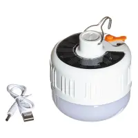 Светильник подвесной с солнечной панелью на крючке 5V LED USB 20Вт с аккумулятором                  