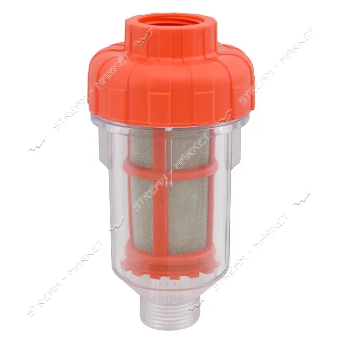 Фильтр для стиральной машины  AquaKut KONO-RL 1/2" премиум с промывным картриджем и полифосфатом    