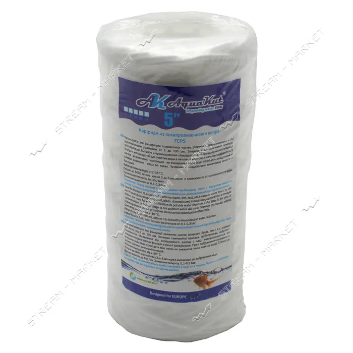 Элемент фильтрующий Aquakut из шнура Mignon 4" 5x1 FCPS