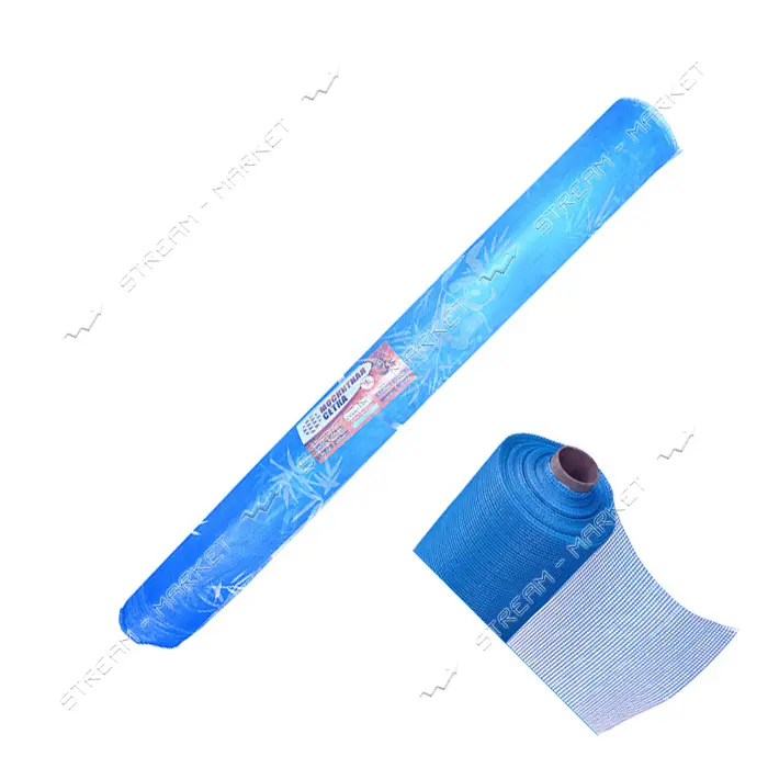 Сетка москитная штампованная WELLTEX Капрон 1х30м синяя