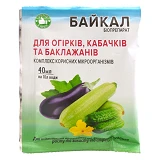 Биопрепарат Байкал ЭМ-1-У для огурцов и кабачков 40мл