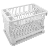 Сушка для посуды Efe Plastics АЖУР 2 ярусная 270х300х440мм белая                                    