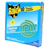 Спираль от комаров RAID 10 шт