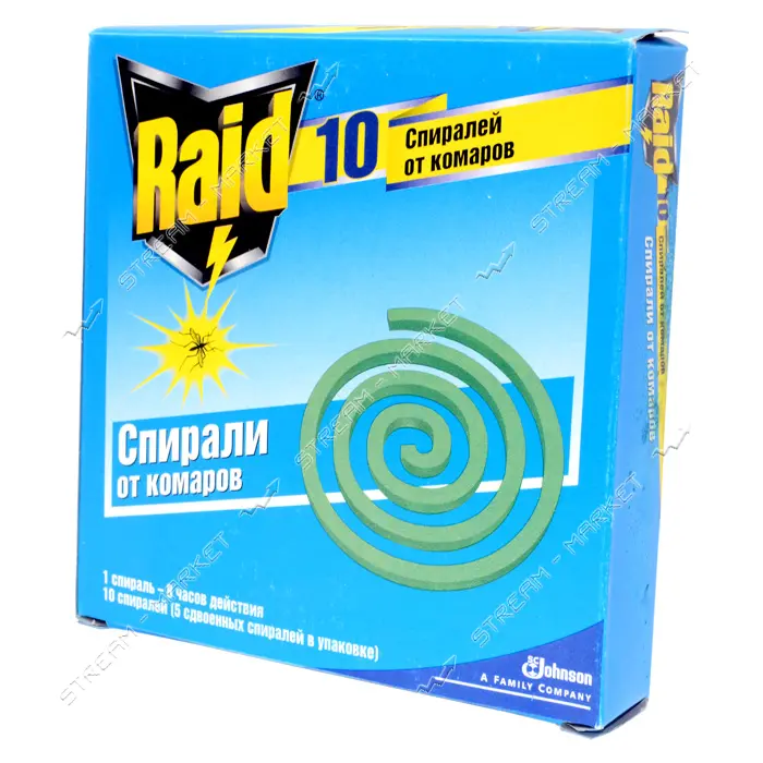 Спираль от комаров RAID 10 шт
