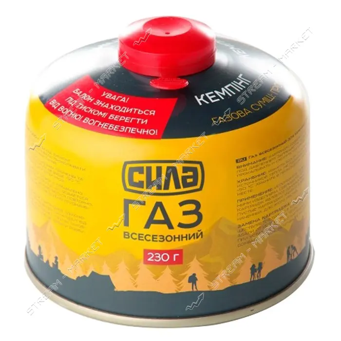 Газ в баллоне для Кемпинга Сила 680246 230г Корея