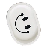 Мыльница открытая Smile Украина пластик белая