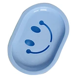 Мыльница открытая Smile Украина пластик голубая                                                     