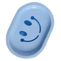 Мыльница открытая Smile Украина пластик голубая                                                     