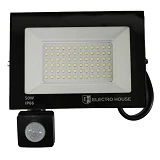 LED прожектор Electro House EH-FDLS-50W IP66 холодный 6500К с датчиком движения                     