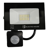 LED прожектор Electro House EH-FDLS-20W IP66 холодный 6500К с датчиком движения