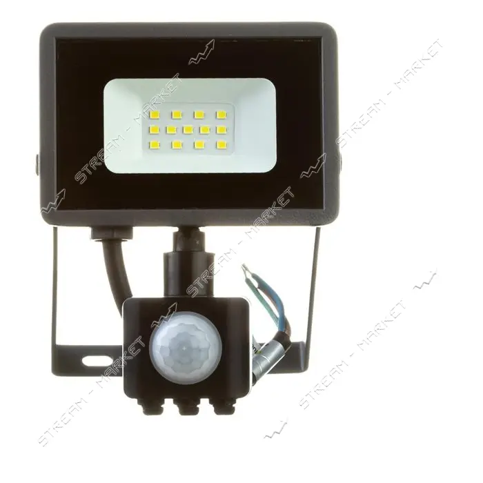 Прожектор AVT Led 10W с датчиком движения матричный SMD Sensor матрица с IC драйвером