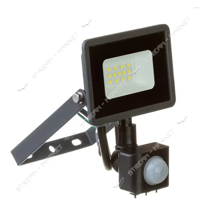 Прожектор AVT Led 10W с датчиком движения матричный SMD Sensor матрица с IC драйвером