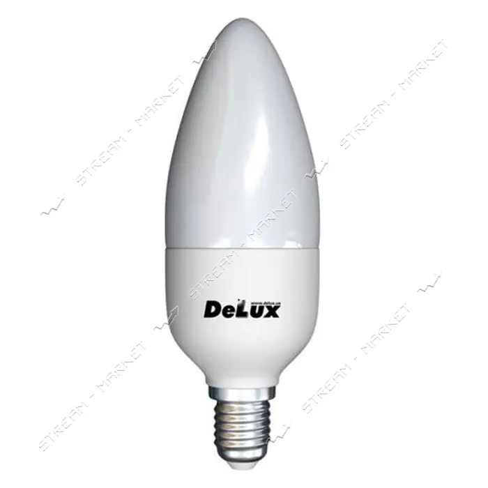Лампа светодиодная Delux С37 свеча 7W 6500K нейтральная Е14                                         
