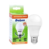 Лампа светодиодная Delux A60 10W 6500K холодная Е27