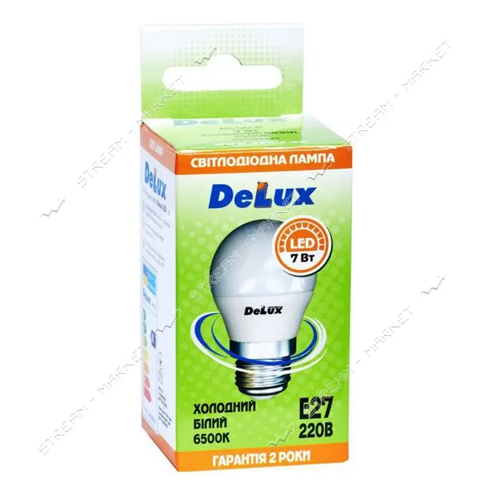 Лампа светодиодная Delux 90024084 BL50P шарик 7W 6500K холодная Е27