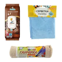Салфетки для уборки, тряпки