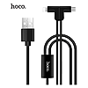  Hoco X12 2  1 One pull two L shape magnetic Micro USB plus...