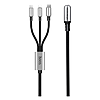  Hoco U17 3  1 Micro USB plus Lightning plus USB Type-C  1.2...