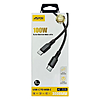 Aspor AC-21XL Nylon Type-C to Type-C 100W 3 