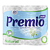 Туалетная бумага Диво Premio Natural 3 слоя 4 рулона белая
