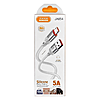 Кабель Jokade USB JA054 FC Micro 5A Silicone білий