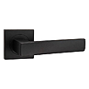 Ручка на розетах YU-TL 06-А2011 mat black престиж матовый черный
