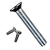 Винт с потайной головкой 10х30 DIN 965 50шт