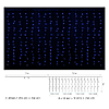    Delux Curtain  256LED 32 IP20  ...