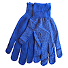 Перчатки рабочие женские синтетика чулок 12 пар синие