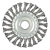 Щетка дисковая Mastertool 19-9012 из плетеной проволоки d125x22.2мм