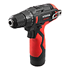 Дриль-шурупокрут Intertool WT-0310 акумуляторний 12В 30Нм 0-3500-1300обхв патрон...